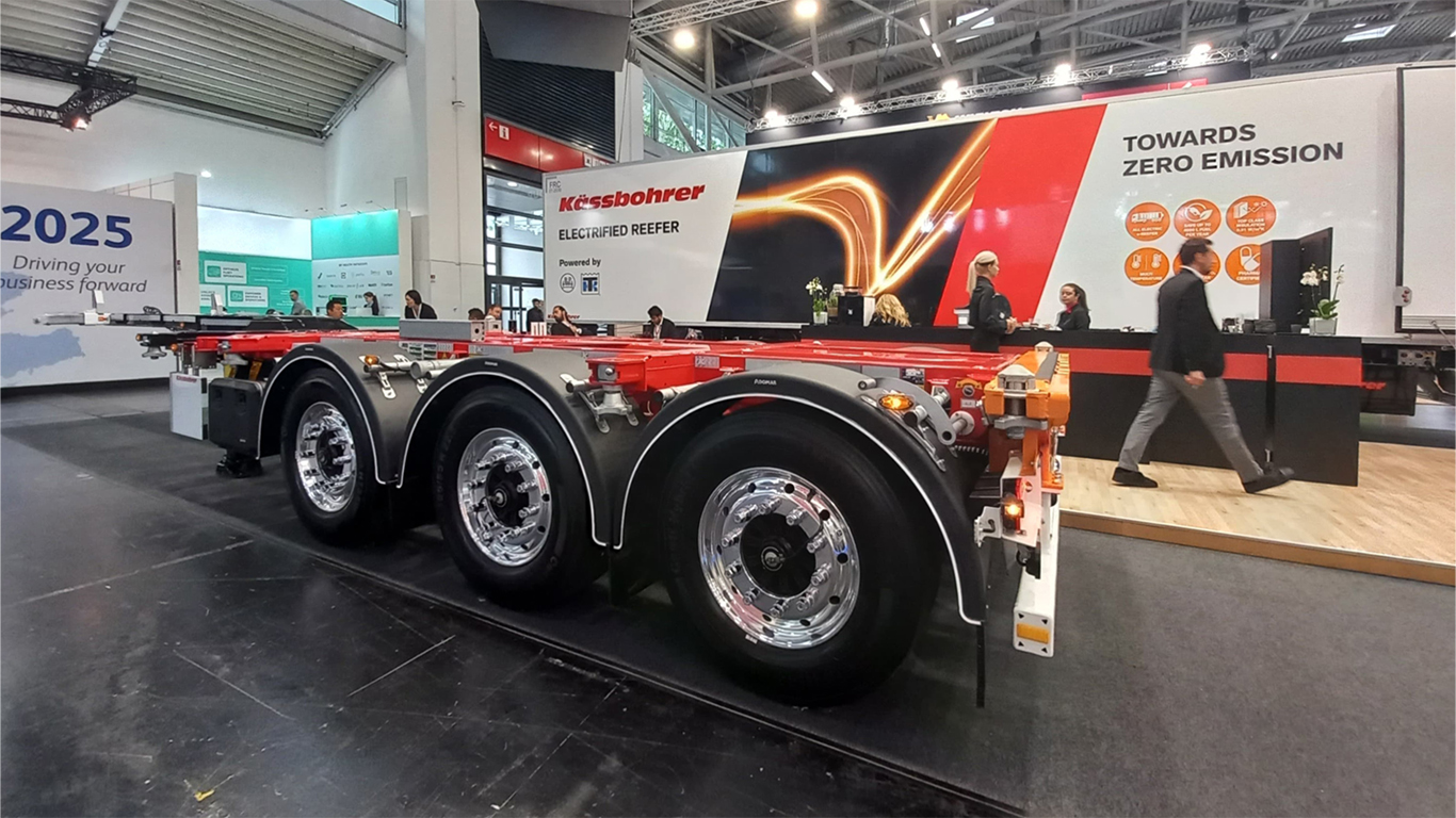 transport logistic 2025 Kässbohrer Award Winning Octagon-On Container Chassis Series