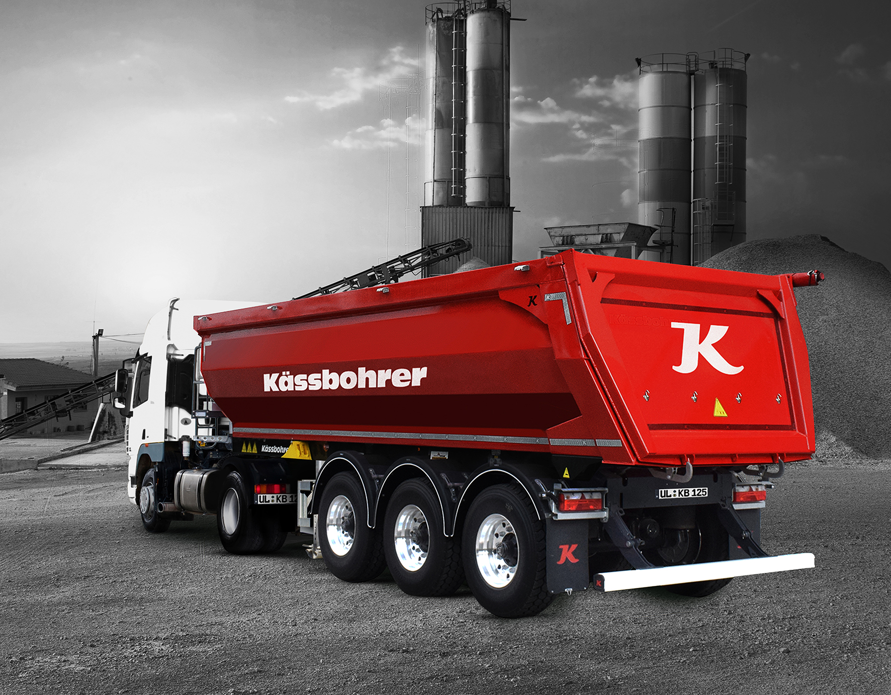 Steel Half Pipe Kässbohrer Tipper Detail 1