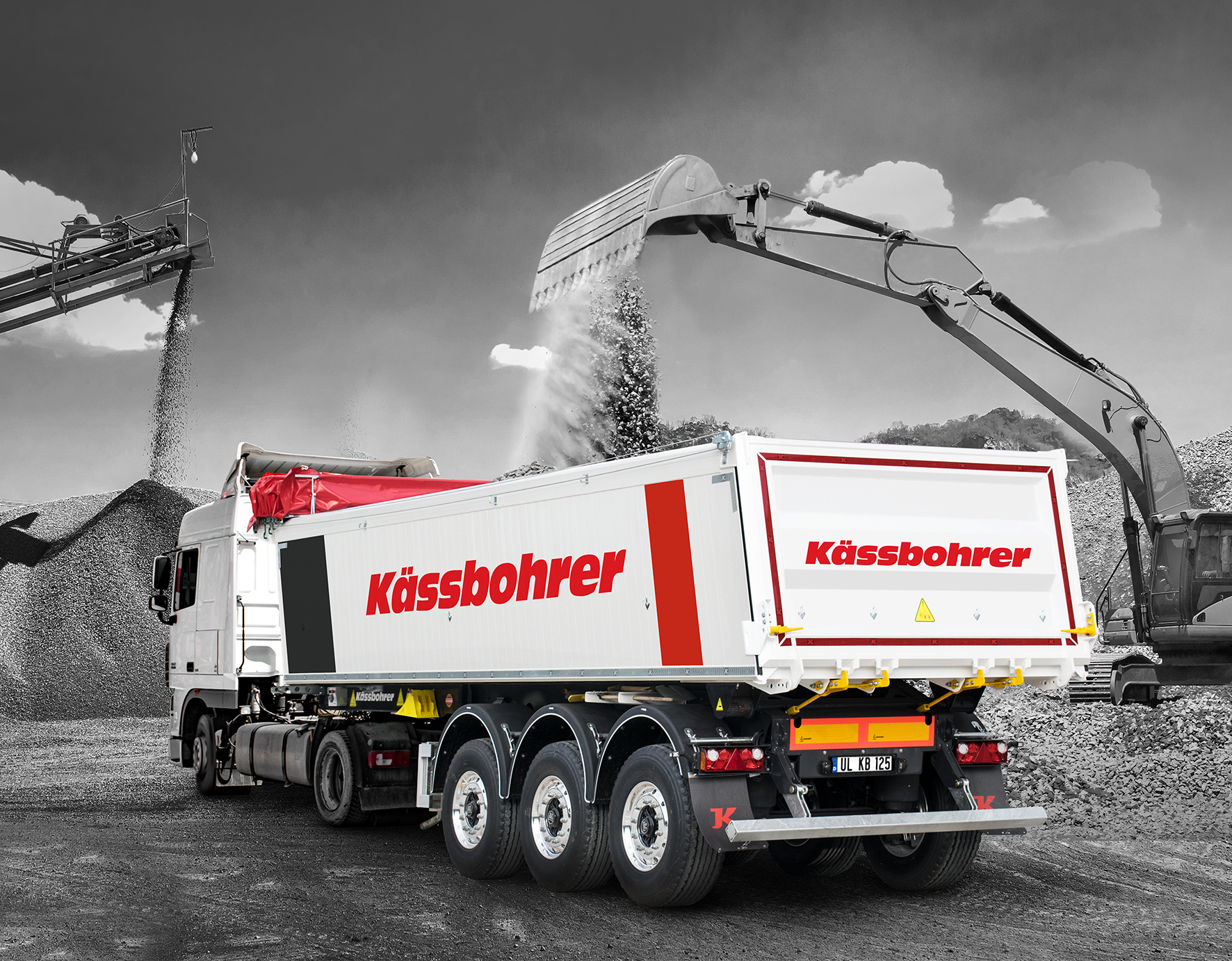Kässbohrer Box Type Aluminium Tipper Detail 1